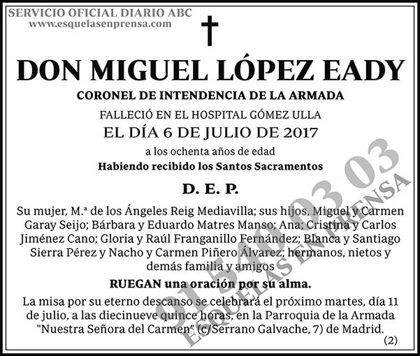 Miguel López Eady